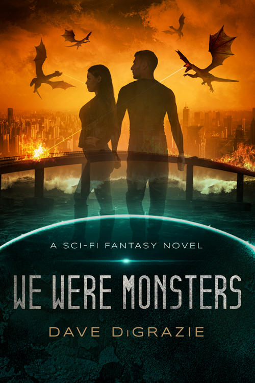 Science Fiction Book Cover Design: We Were Monsters
